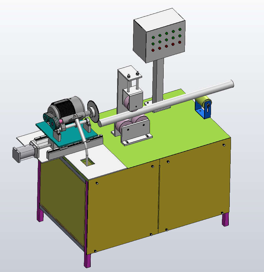 M1221-棒料切割机的设计【含SOLIDWORKS】三维SW2012带参+CAD+说明