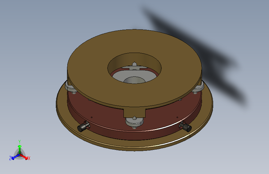 M1487-精密调心调平工作台三维Creo2.0无参+CAD+说明