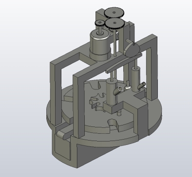 M5965-旋转型灌装机设计【PROE+仿真】三维ProE5.0带参+CAD+说明书