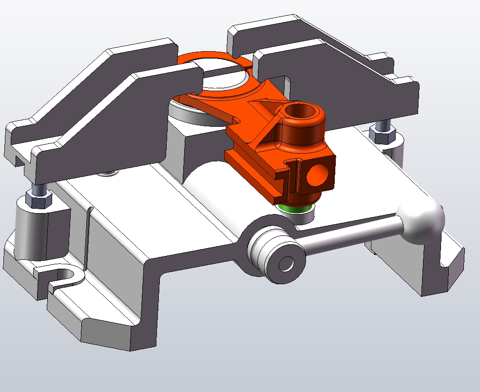 M5525-CA6140车床拨叉 831002 夹具课程设计(中间叉口铣断)三维SW2016带参++CAD+说明