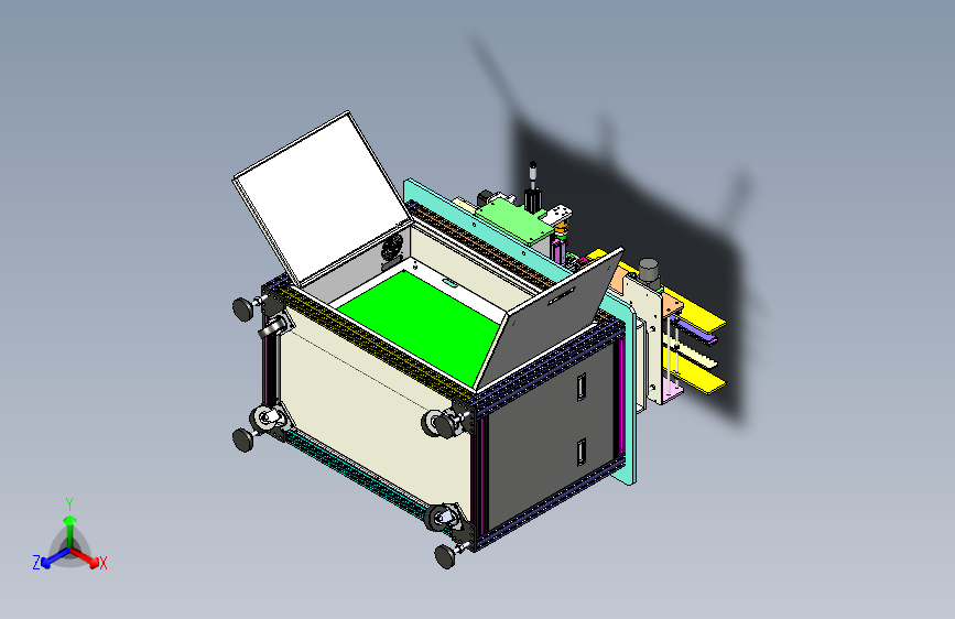 W4647-自动车水口机（sw19可编辑+工程图+cad）