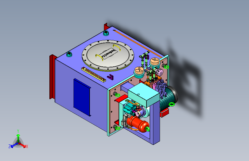 W4746-详细液压站sw2020可编辑
