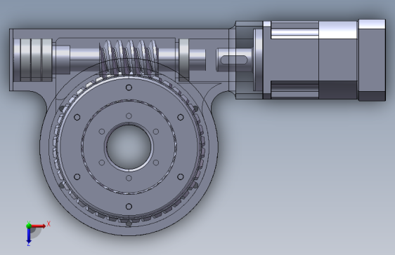 旋转台转台蜗轮蜗杆