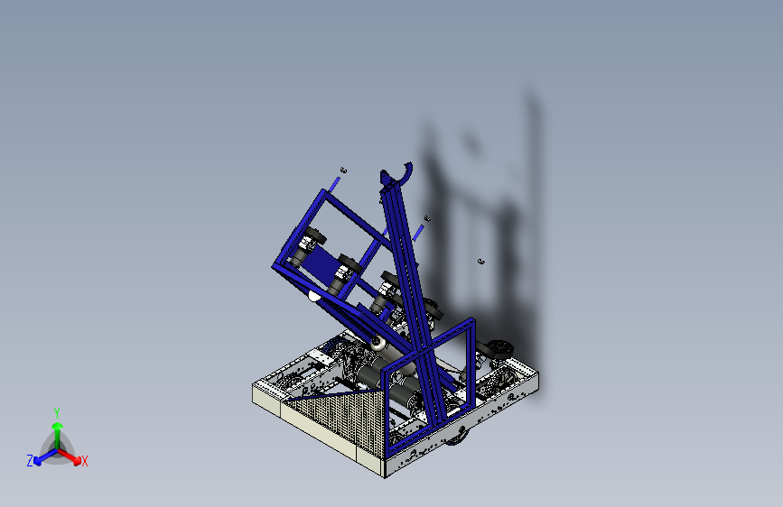 W5179-游戏比赛机器人3D模型stp