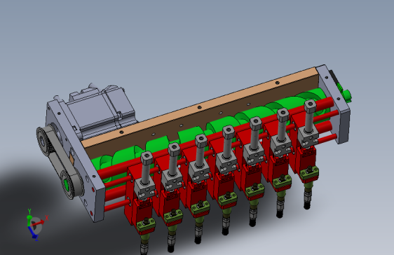 凸轮变距机构3D数模图纸 Solidworks设计 附STEP
