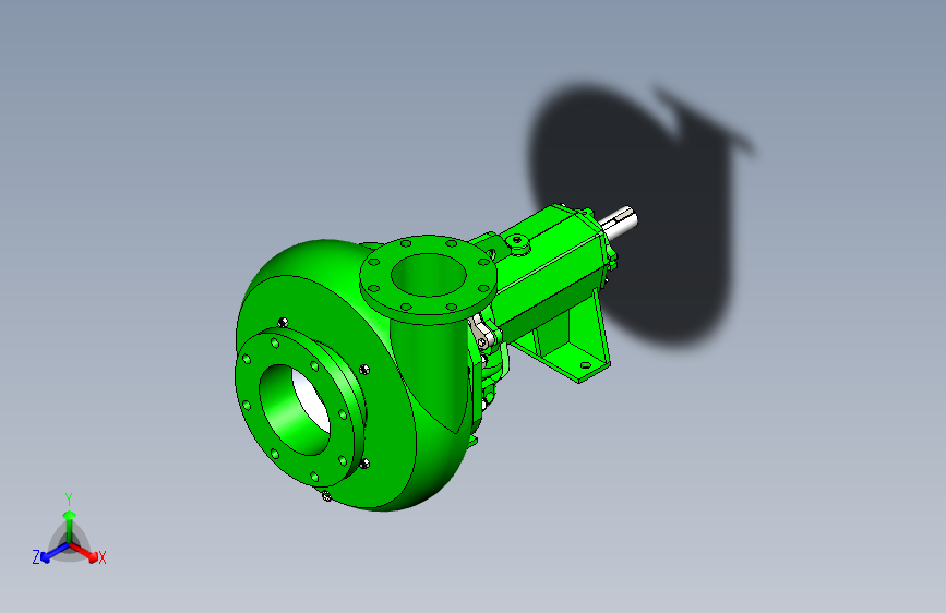 E0359-离心泵装配体设计模型三维SW2010无参