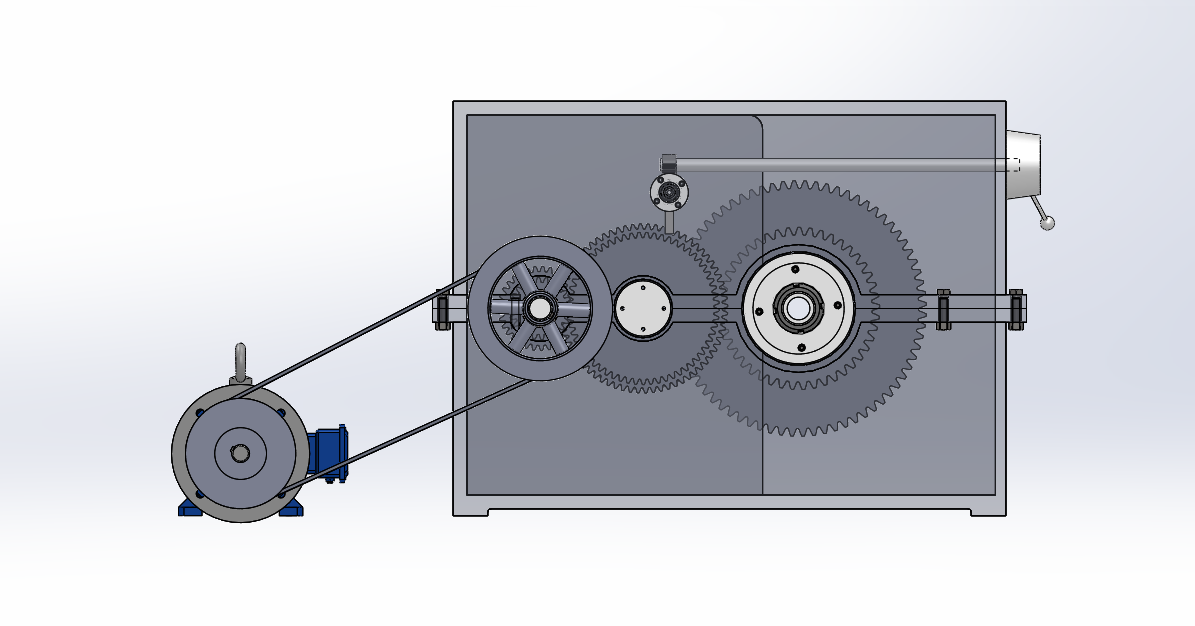 E0598-分级传动主轴箱三维SW2016带参