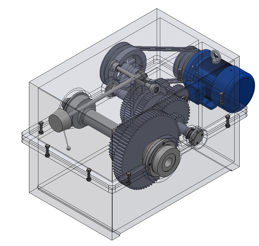 E0598-分级传动主轴箱三维SW2016带参
