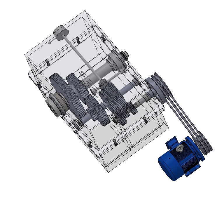E0598-分级传动主轴箱三维SW2016带参