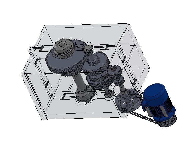 E0598-分级传动主轴箱三维SW2016带参