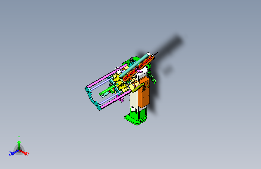 W5940-框架式单斜臂机械手带参