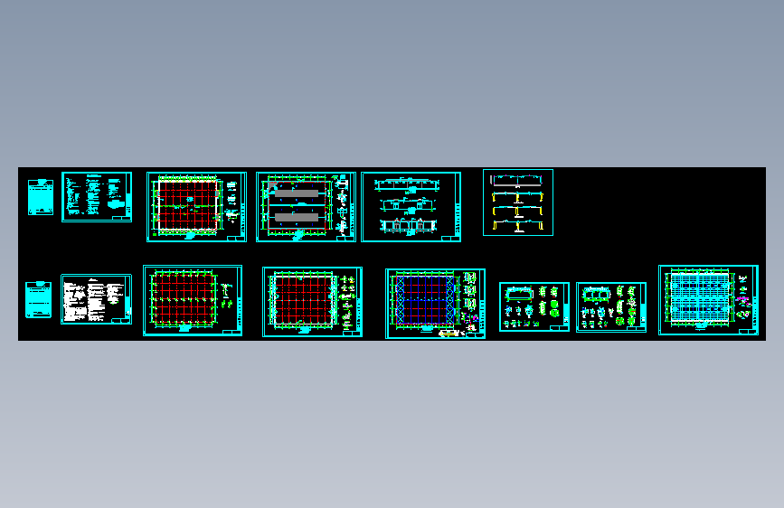 某公司车间钢结构图纸