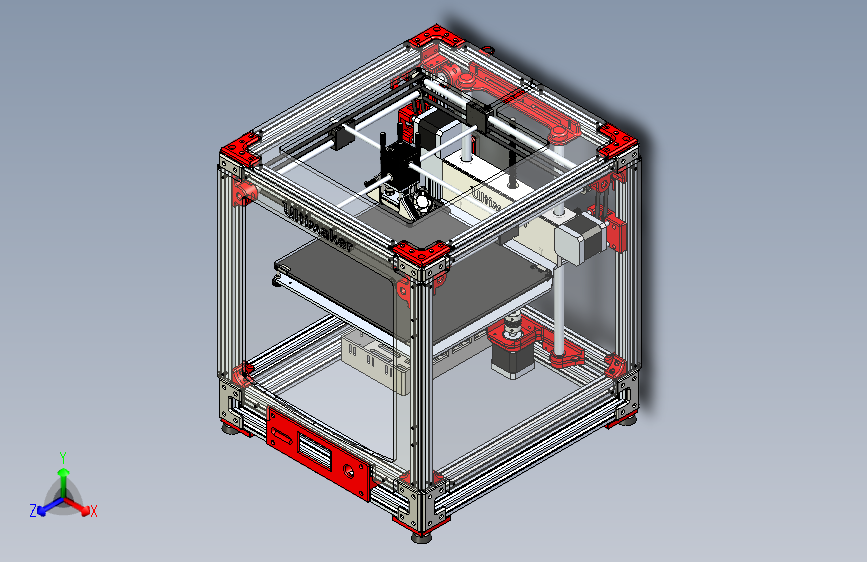 W6394-ultimaker-2-aluminum-3d打印机