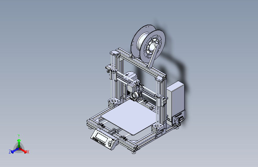 W6438-prusa-i3mk2-3d打印机