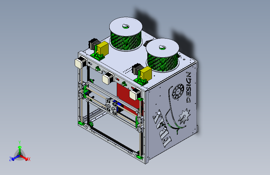 W6514-FRAX3D打印机三维SW