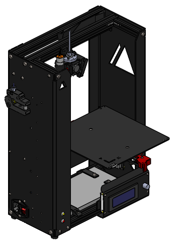 W6527-EAGLEmakeEM1-Pro3D打印机