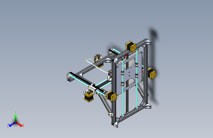 W6532-DIY3D打印机（2020型材）带参