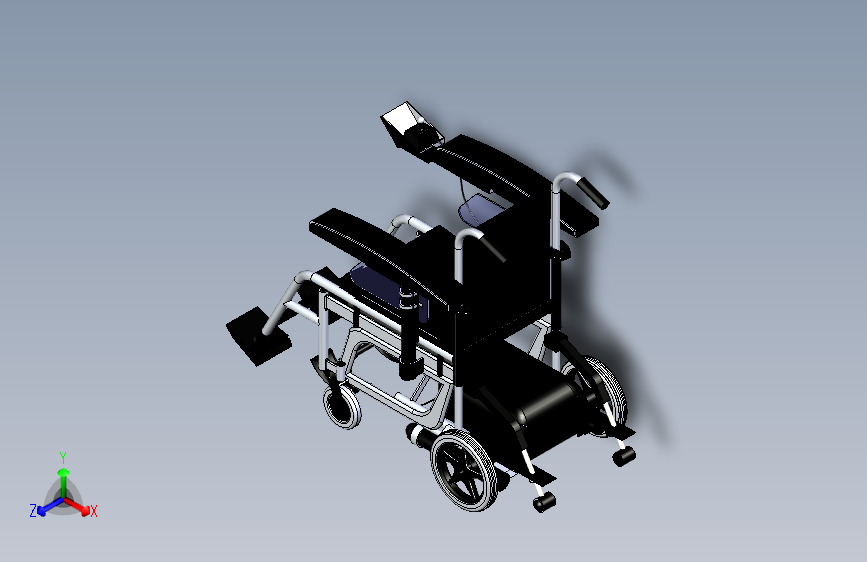 W7230-高级遥控轮椅简易模型纸