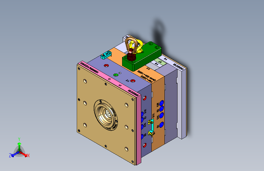 W7366-精密注塑模具三维Step