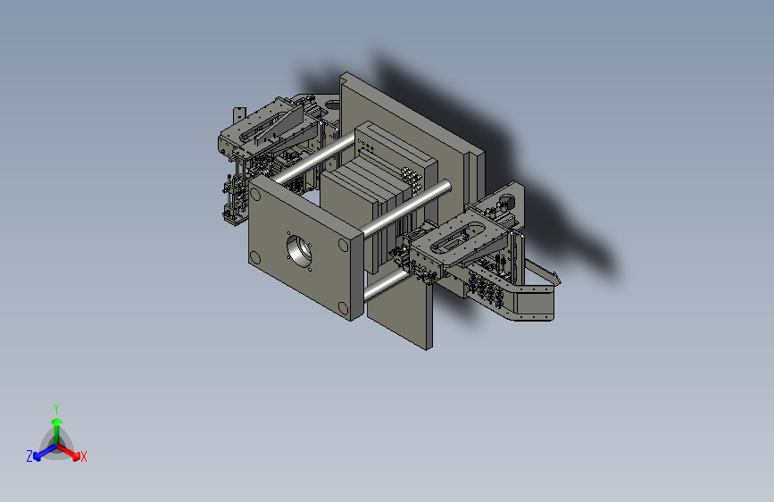 W7470-模具送料检测机三维Step