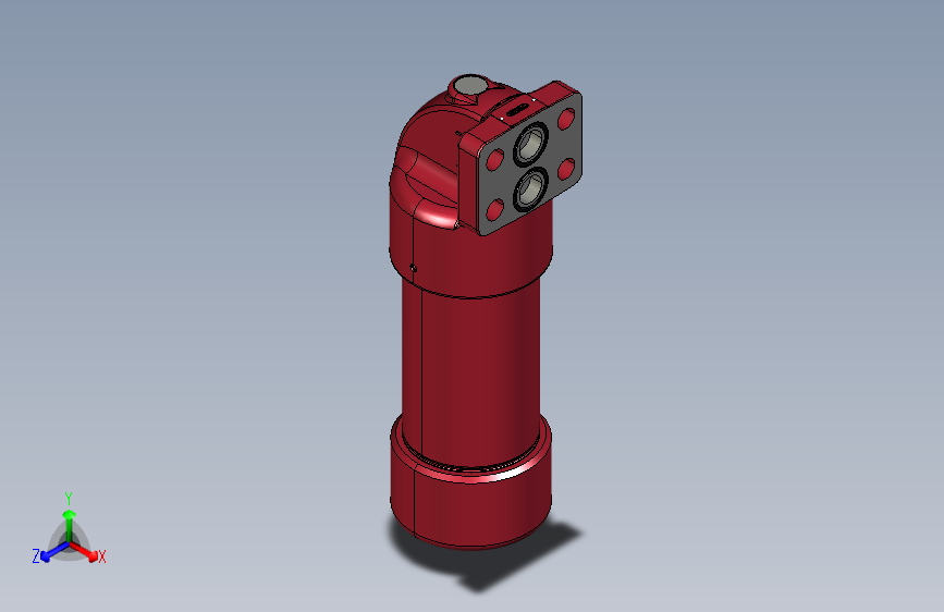 HYDAC-DF_QE_660_2高压过滤器三维图