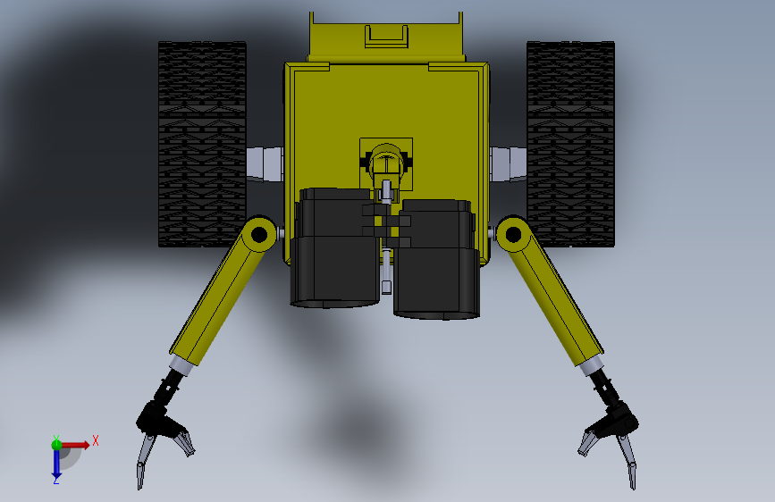 Wall-E 机器人 俯视图