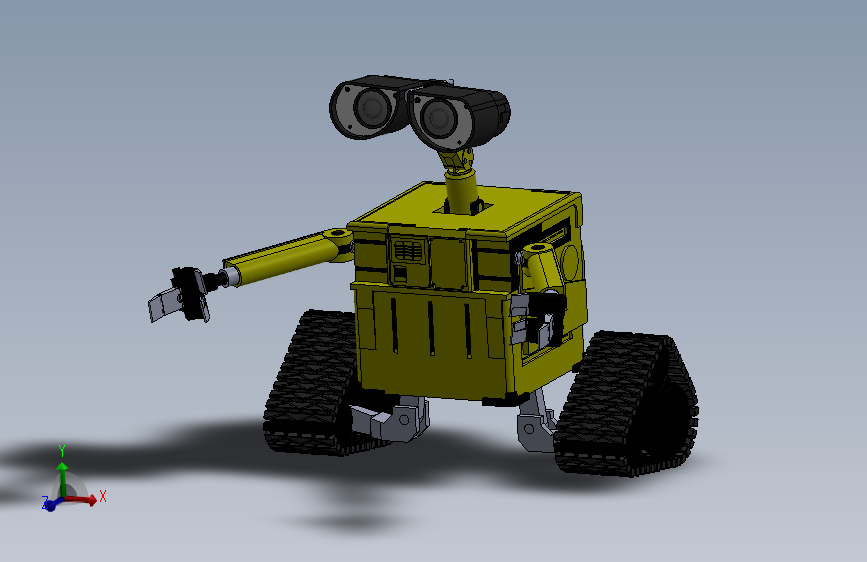 Wall-E 机器人 主视图