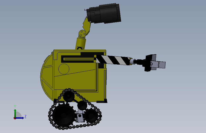 Wall-E 机器人 左侧视图
