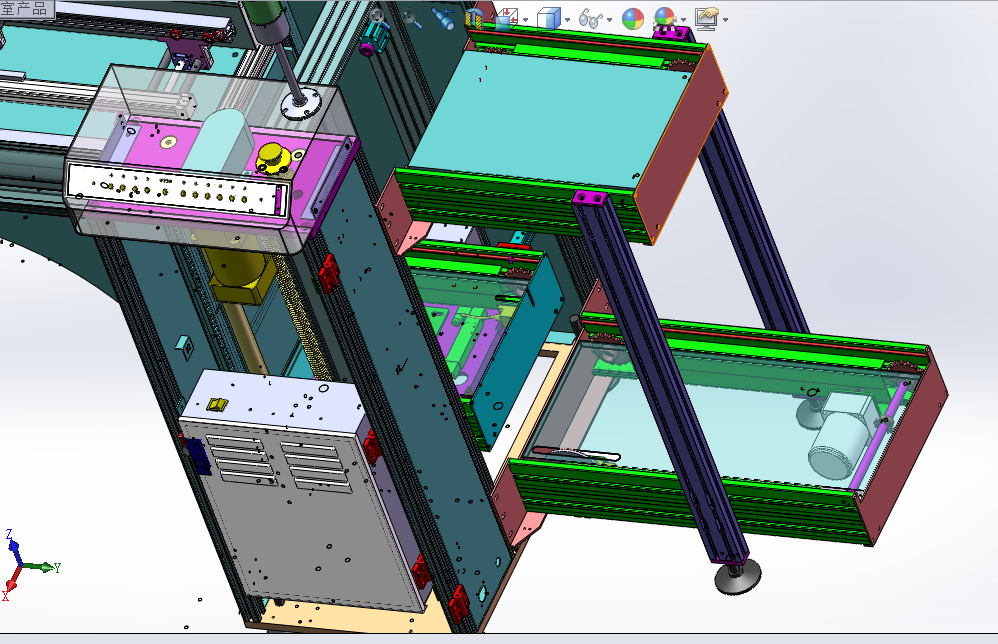 B0199-SMT贴片机后端输送下板机