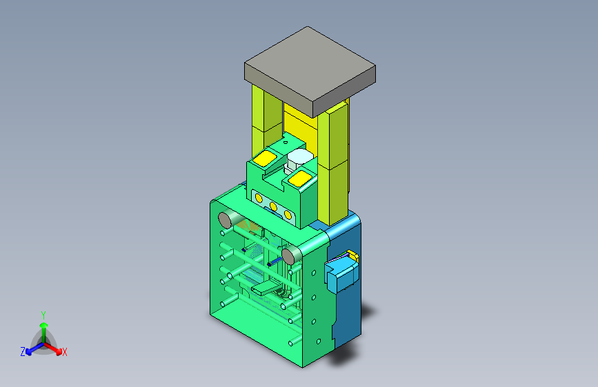 W7443-滤清器部分模具三维UG