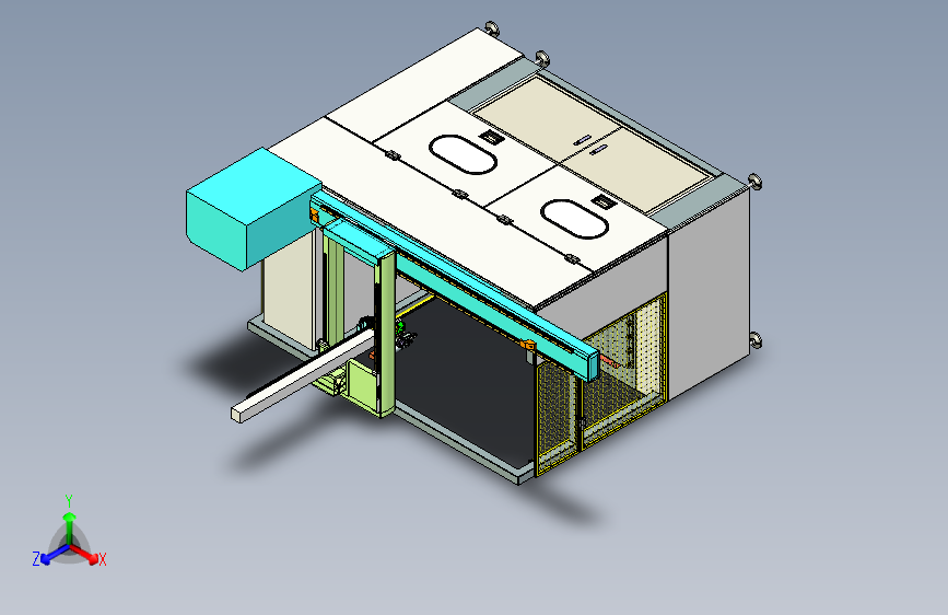W7551-汽车门板超声波焊接机三维UG