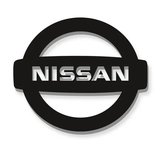 nissan-logo-silhouette激光切割2D图