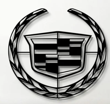 cadillac-logo-silhouette激光切割2D图