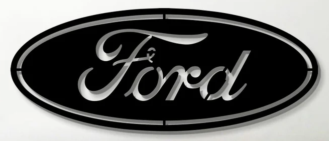 ford-logo-silhouette激光切割2D图