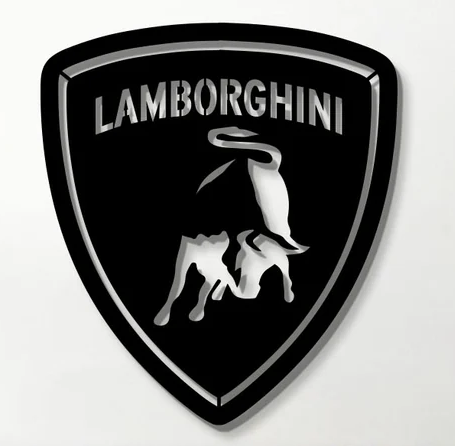 lamborghini-logo-silhouette激光切割2D图