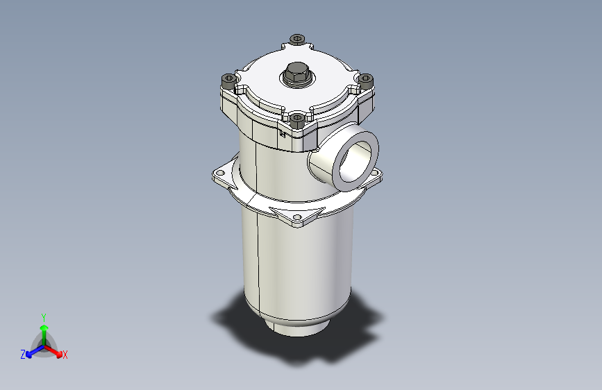 HYDAC过滤器三维图HYDAC-RF 240 D E XX A_1_0