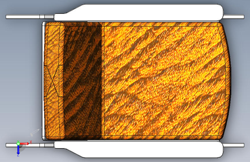椅子、凳子(260) 俯视图