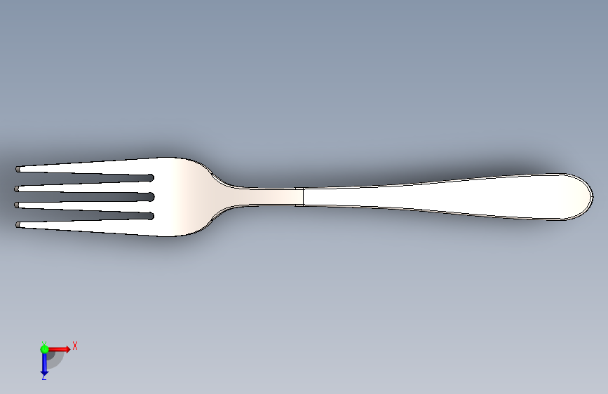 勺子(87) 俯视图