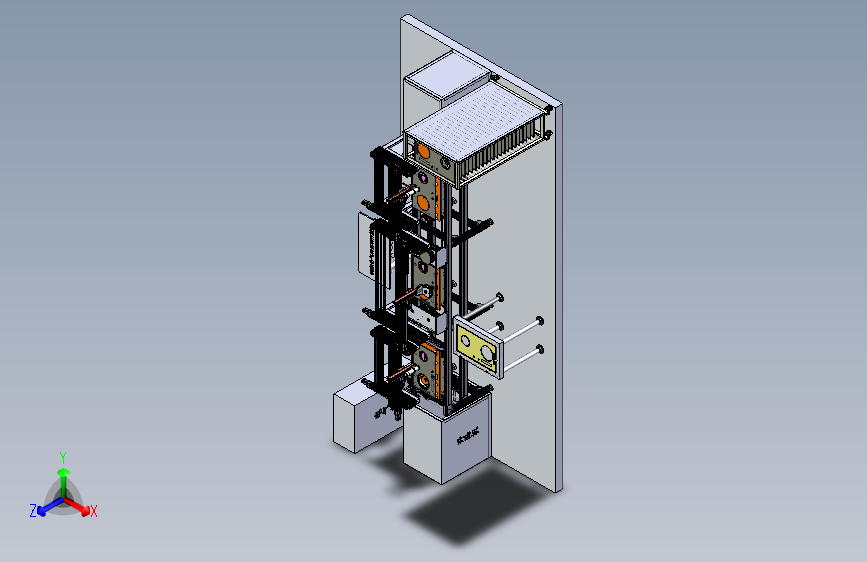 B2505-灶具三轴机械手流水线自动涂胶工作站