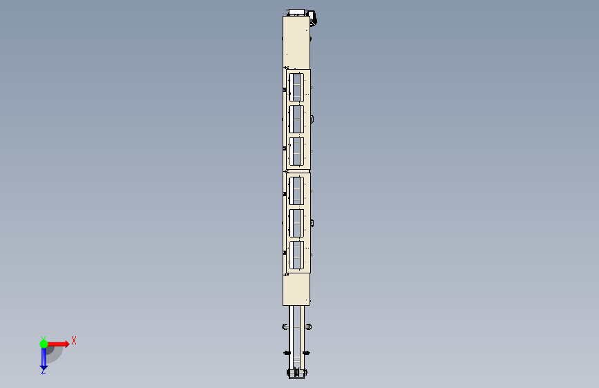 B3186-5.1米0.2米皮带输送机_STEP_模型图纸下载 – 懒石网