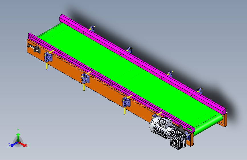 B4195-2.2米0.4米带式输送机构