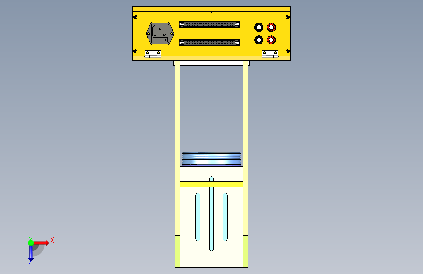 B3801-视觉治具 俯视图