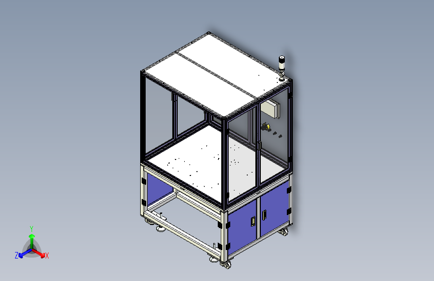 B3891-1050x1280x1892机架非标设备框架台架