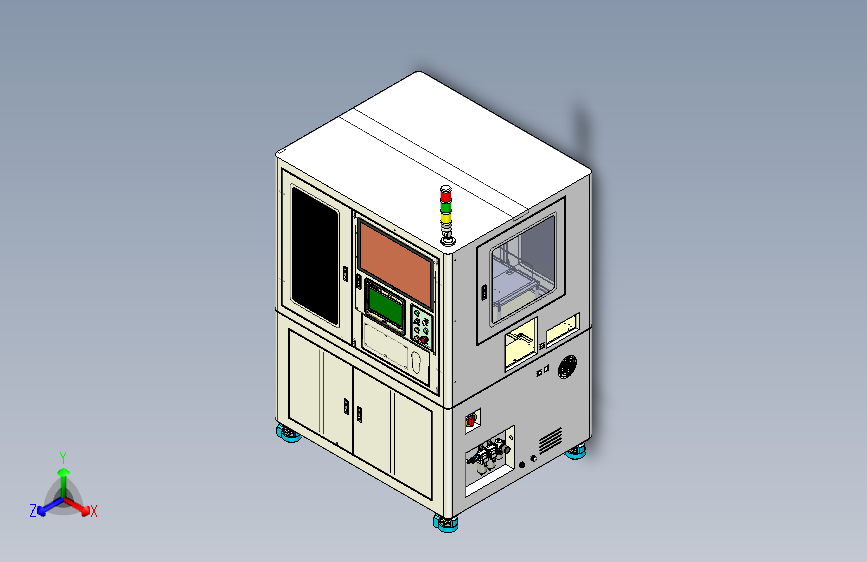 B3897-1200x1000x1550机架非标设备框架台架