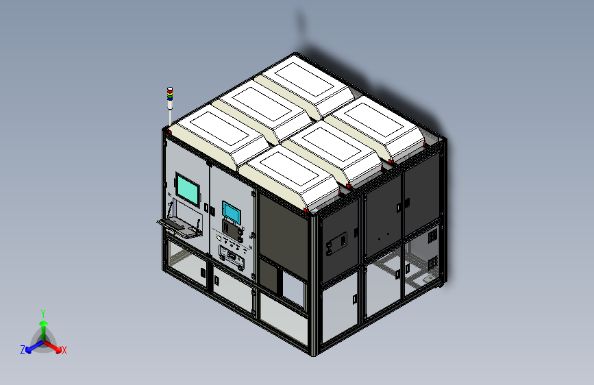 B3954-2600x2300x2065机架非标设备框架台架