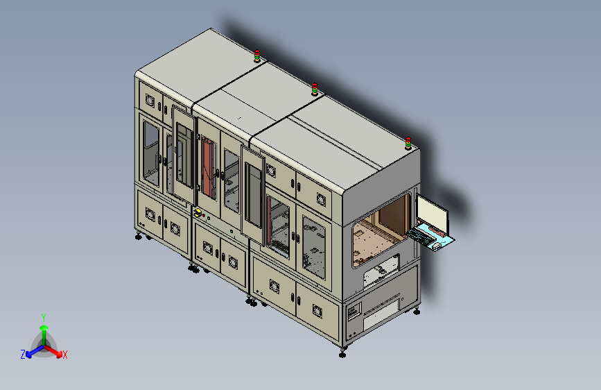 B3956-2912x1090x1880机架非标设备框架台架