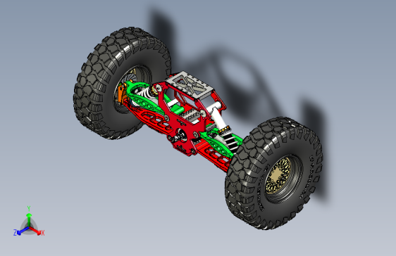 Y0017-悬架+悬挂系统+dune-buggy-rear-suspension+SW+STP+STL