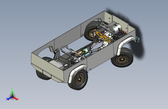 Y0038-悬架+悬挂系统+land-rover-defender-d90+STP