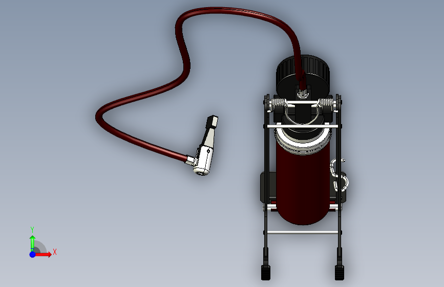 Y0144-泵+foot-pump-1+IGS 正面视图