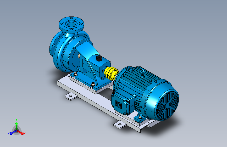 Y0169-泵+ksb-pump-and-weg-motor+IGS